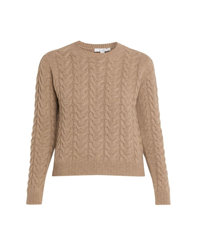 Crewneck Cashmere Fisherman Sweat